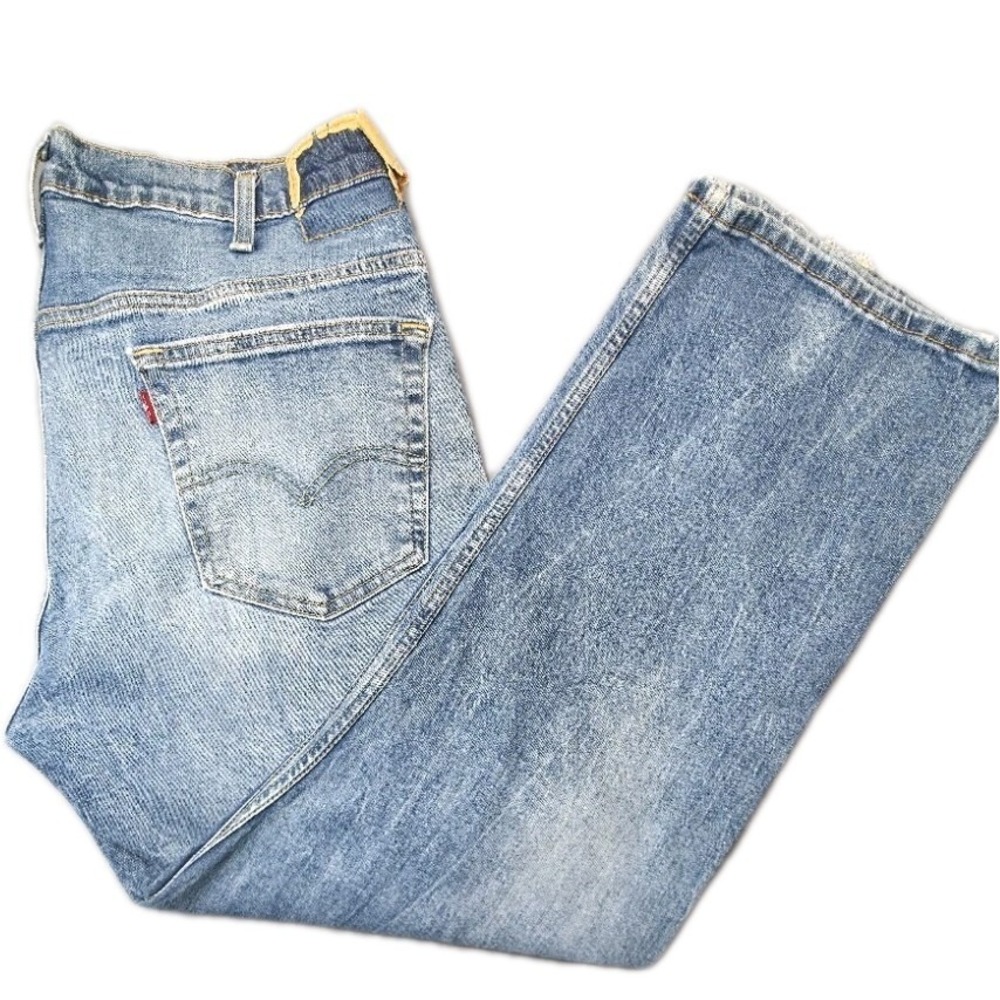 Levi's 550 Relaxed Fit Jeans Men W38 L30 Light Wash Blue Denim 5-Pocket Tapered